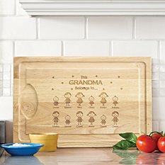 Family Belonging Wood Cutting Board